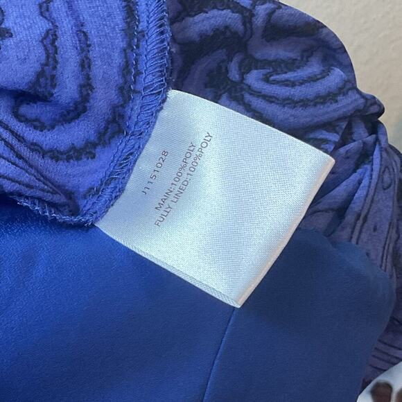 The Jetset Diaries Sea Goddess Blue Cutout Front Slit Maxi Dress Size XS - Picture 9 of 11